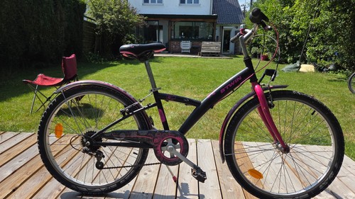 Vélo twin poply 500 - vélo, 24
